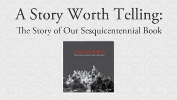 A Story worth Telling: The Story of Our Sesquicentennial Book