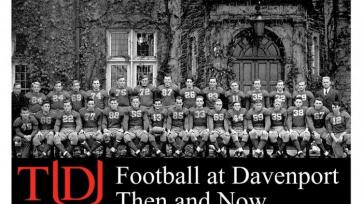 TD: Football at Davenport Then and Now