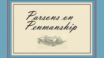 Parsons on Penmanship